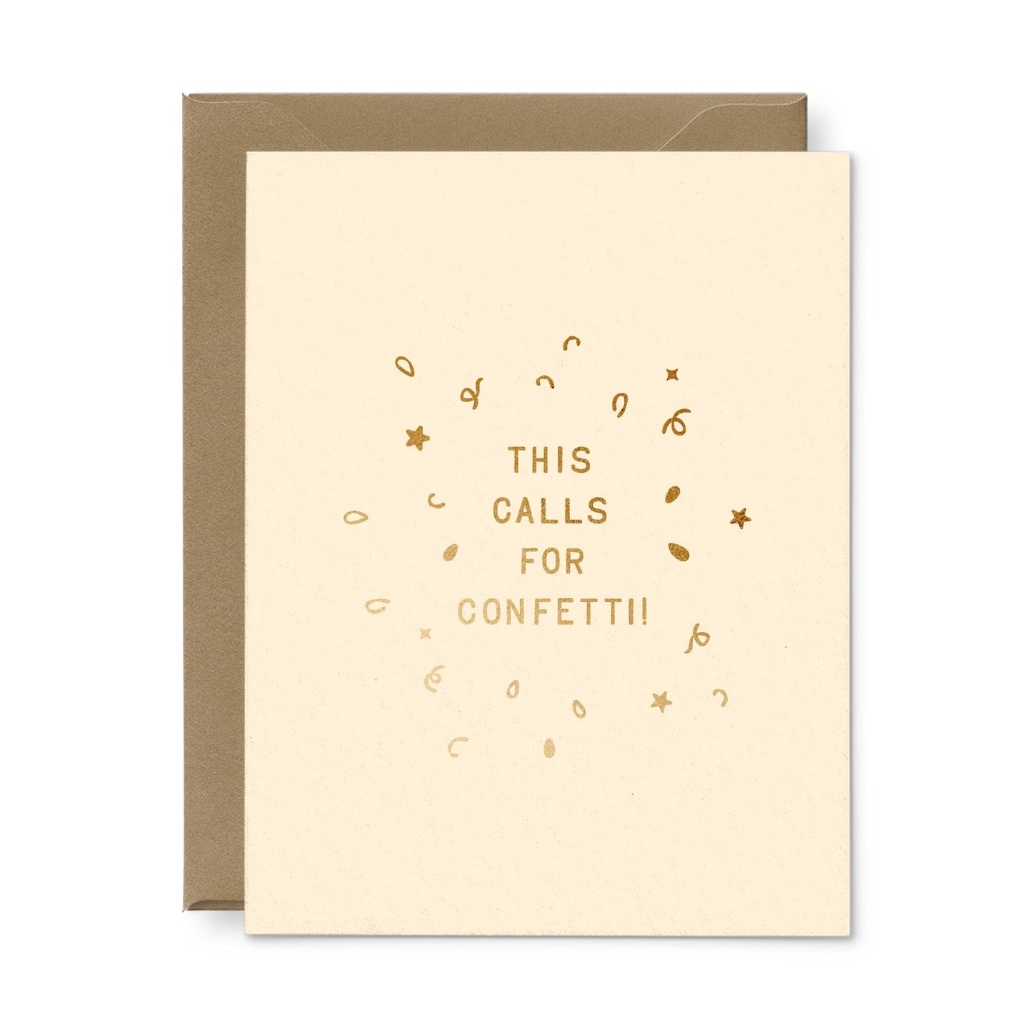 Calls For Confetti Greeting Card