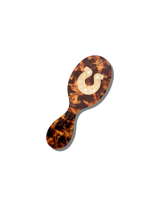 Hand-painted Horseshoe Handbag Hero Brush | Eco-Friendly