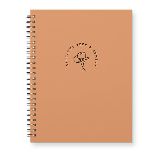 Should've Been a Cowboy Notebook