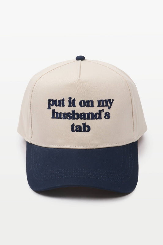 Embroidered Baseball Cap- Husband