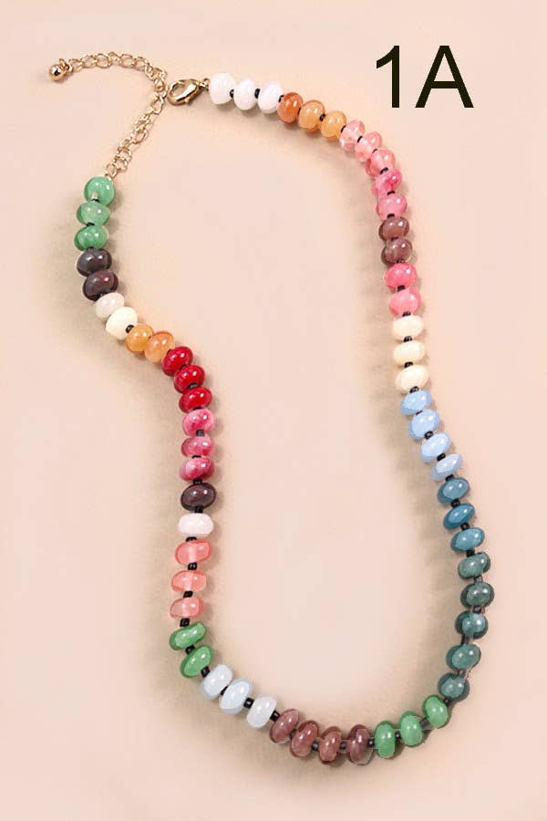 Glass Beaded Necklace