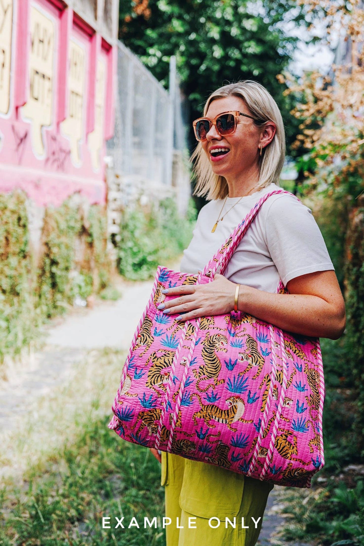 Quilted Tote Bag - Jaguar