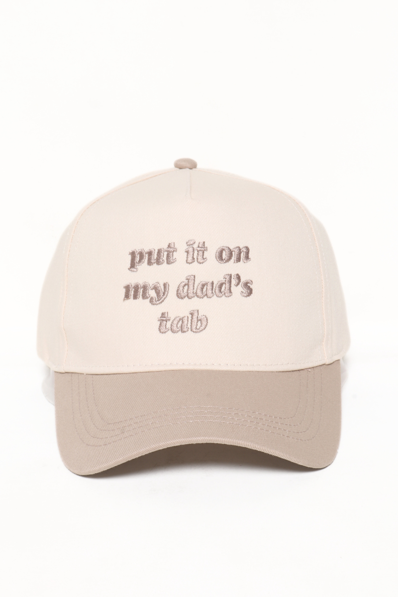 Embroidered Hat- Dad