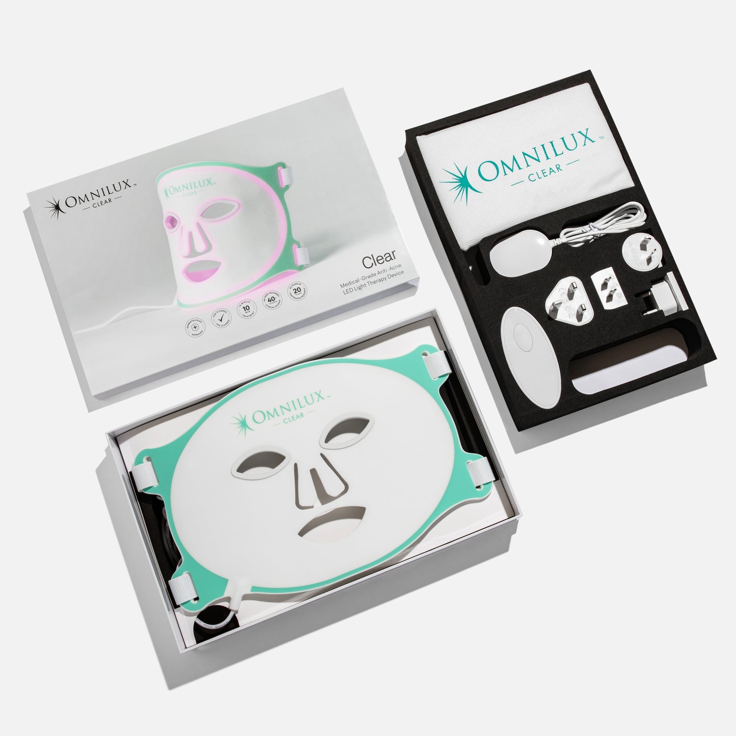 Omnilux Redlight Mask- Clear