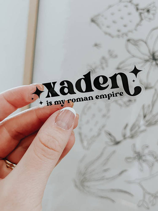 "Fourth Wing" Xaden is My Roman Empire Sticker