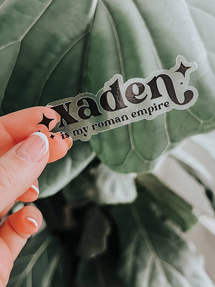 "Fourth Wing" Xaden is My Roman Empire Sticker